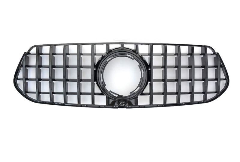GRELHA DIANTEIRA PANAMERICANA GTR PARA MERCEDES GLE V167 / C167 AMG-LINE 2019-2023 - PRETO