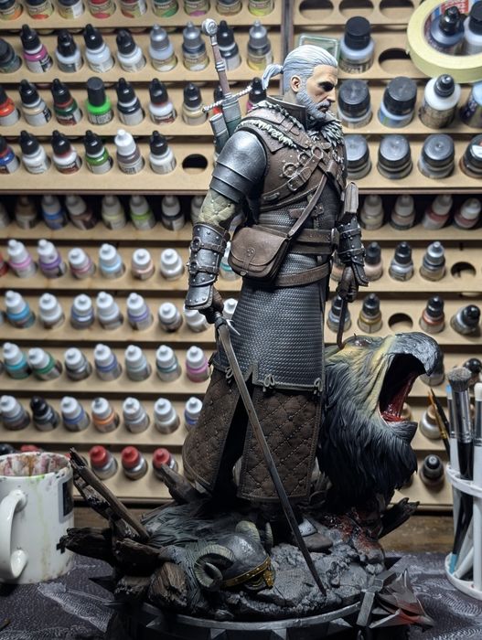 Geralt z Rivii - Niestandardowa figurka kolekcjonerska