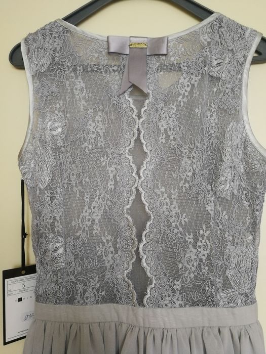 NOWA suknia r. 36, długa sukienka na wesele, poprawiny, studniówkę bal