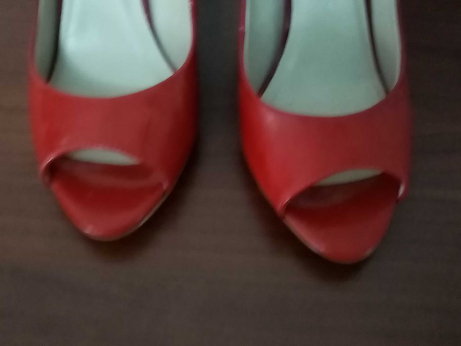 Buty lakierki szpilki czułenka