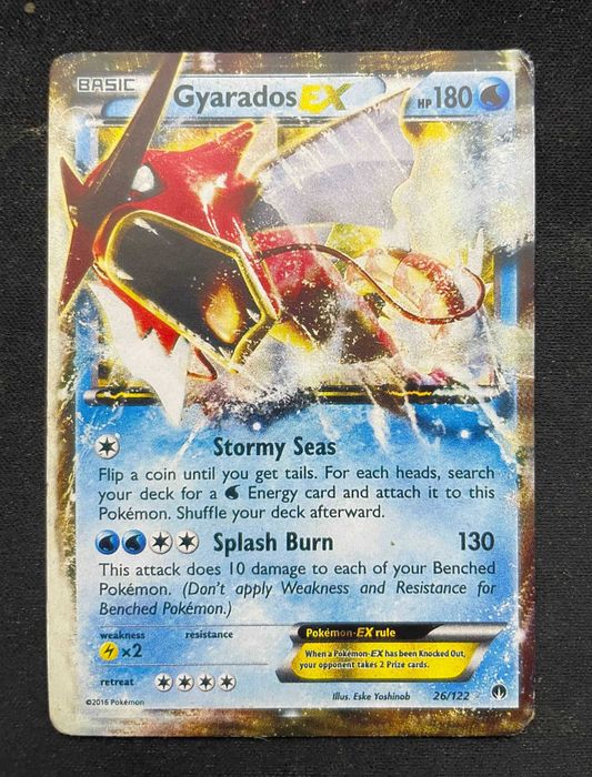 Lote 4 Cartas Pokémon EX – Gyarados, Heracross, Manectric e Altaria