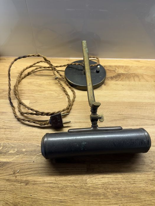 Stara lampa fortepianowa lampka