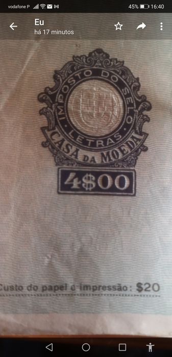 Letras e Cheques Antigos