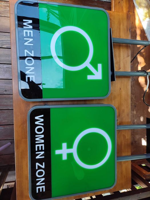 Kaseton szyld Men Women ZONE