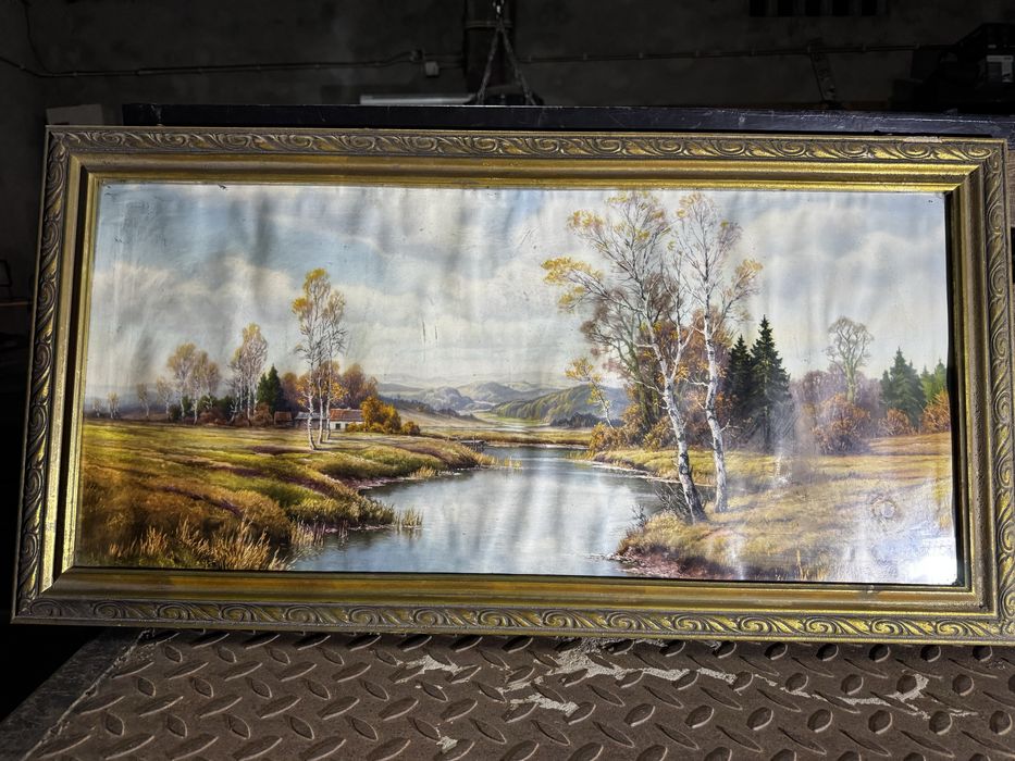 Quadro muito antigo de parede