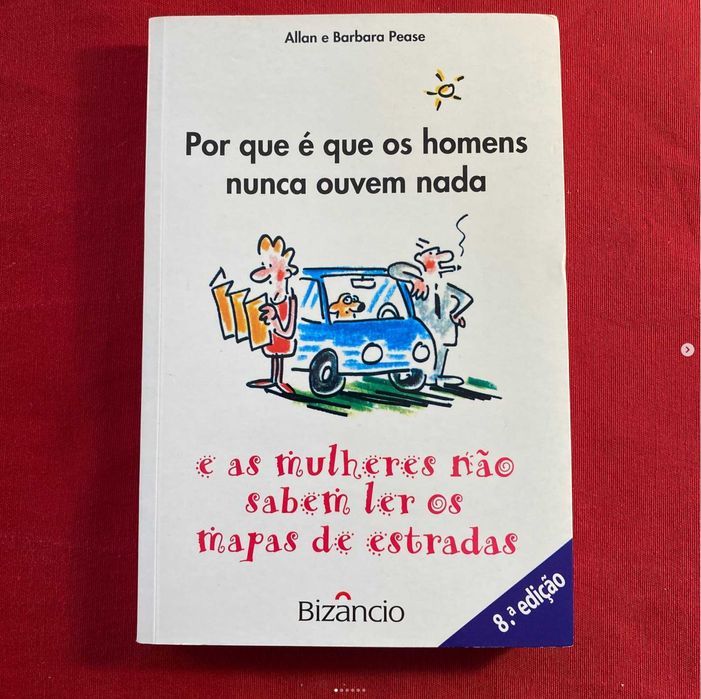Por que é que os homens nunca ouvem nada e as mulheres não sabem ler..