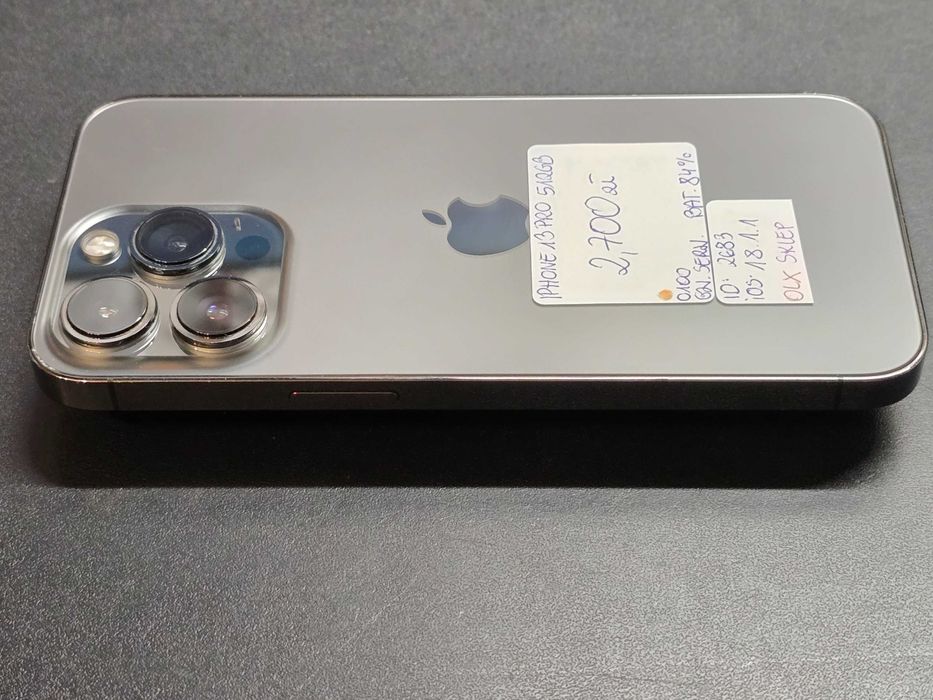 Używany - Apple iPhone 13 Pro 512GB Grafitowy 2 - GSM Baranowo