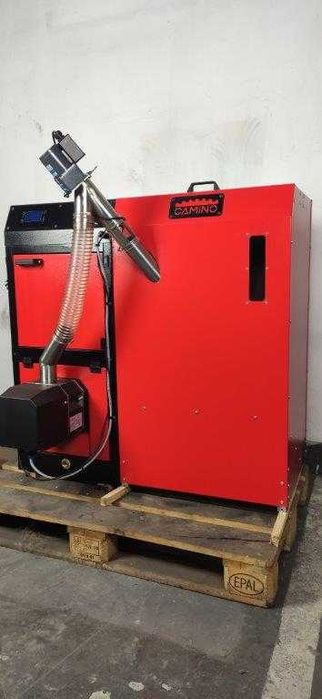 Kocioł żeliwny camino 20 kw piec na pelet palniki kipi samoczyszczący