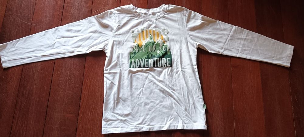 Camisola branca infantil