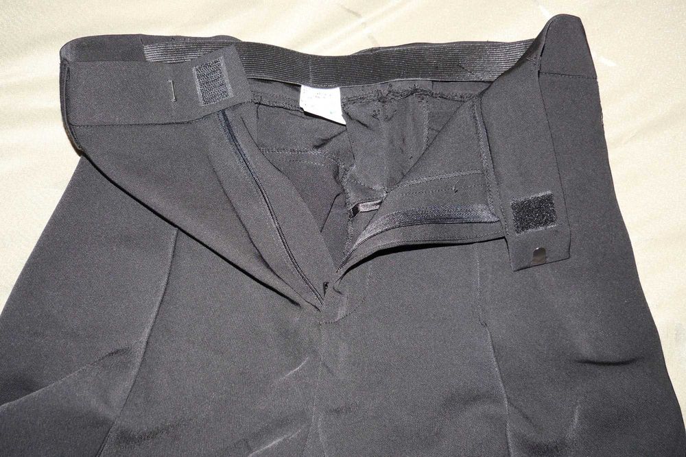 Nowe spodnie taneczne eleganckie galowe czarne kant lampas 170 / 176 / 182