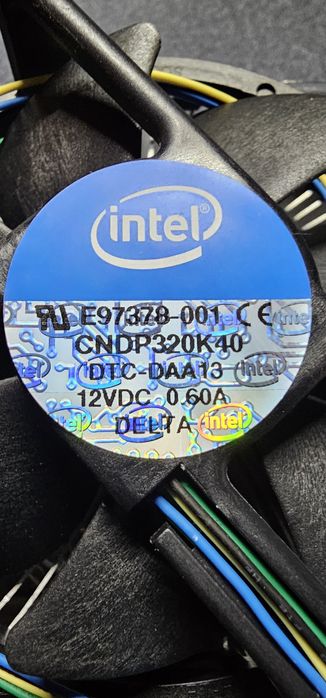 Oryginalne chłodzenie CPU Intel LGA 1150 s1155 s1156 s 1200 z pastą