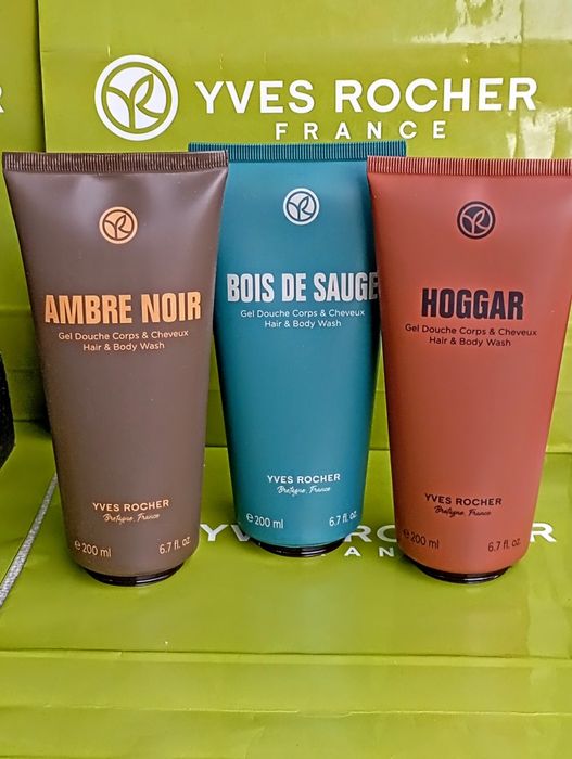 Ів Роше. Шампунь, бальзам, маска, парфумований гель чоловічий.