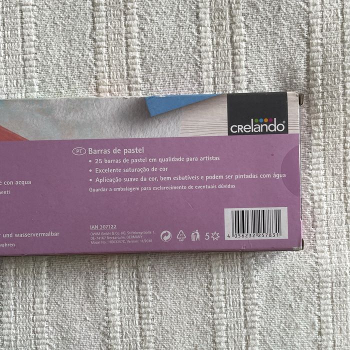Kit de Barras Pastel 25 cores - Crelando
