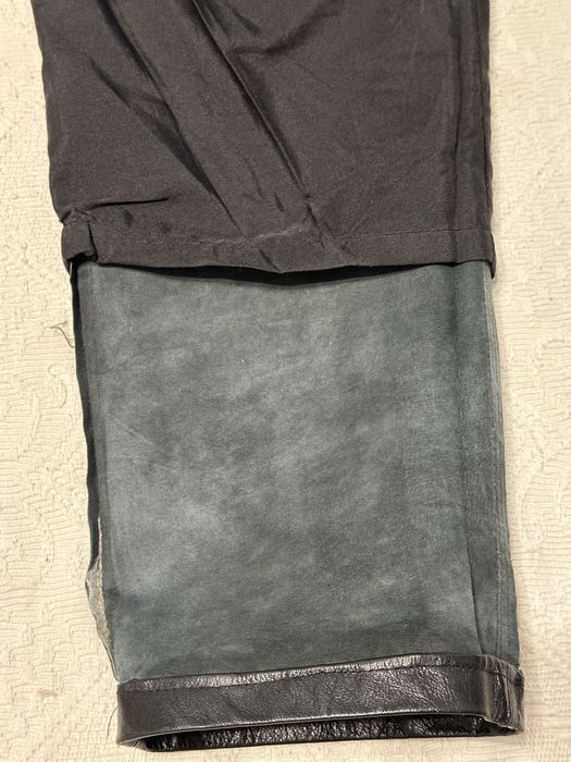 Штани з натуральної шкіри ,фасон прямих джинсів ,розмір s