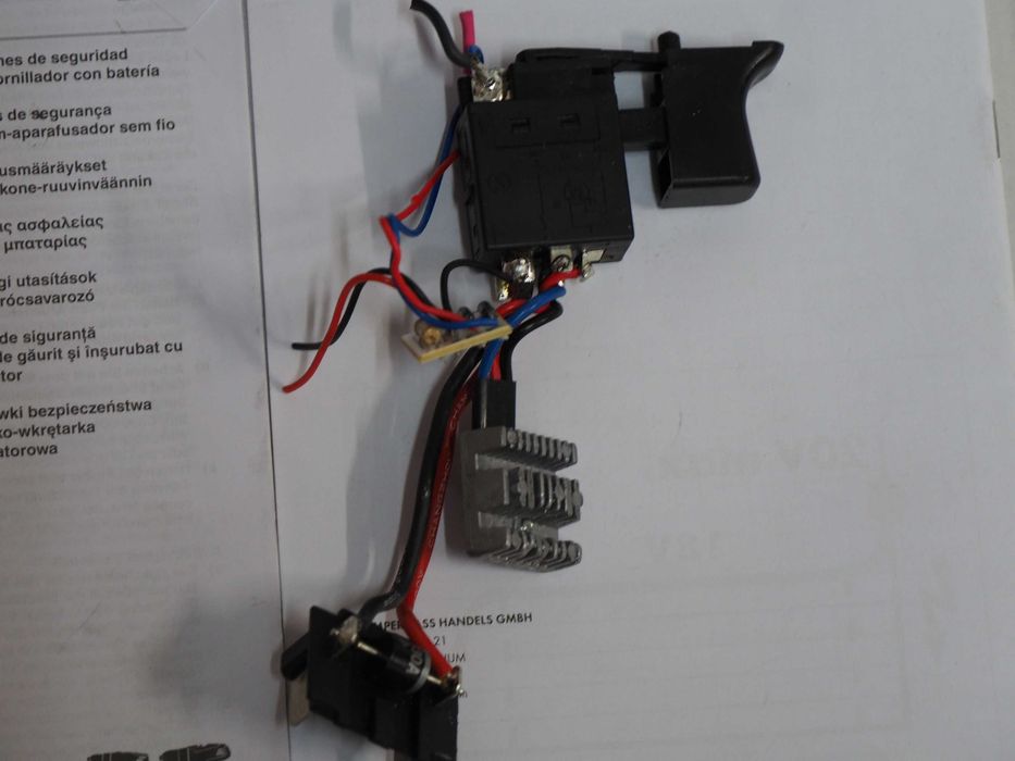 Wlacznik wylacznik do zakretarka udarowa EINHELL klucz TE-CI 18 LI