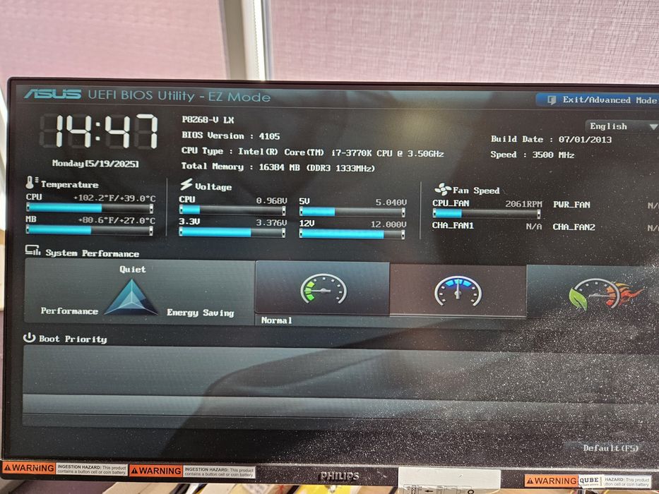 Напівготовий комп i7-3770k+16Gb DDR3+ Asus P8Z68-V LX