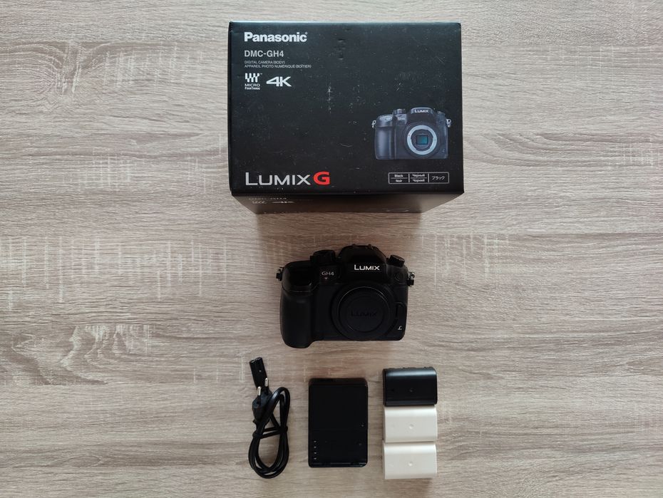 Câmara Panasonic Lumix DMC-GH4 4K + Adaptador Manual EOS-m4/3 A