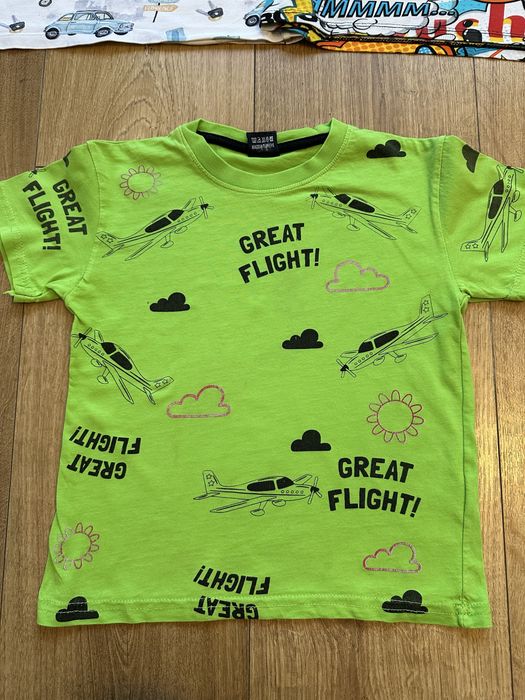 Zestaw t-shirtów r. 116 dla chłopca na lato
