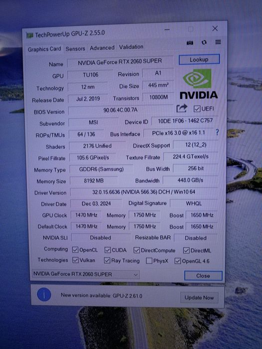 ПК i7 8700, RTX 2060 super, системний блок. Windows 11.
