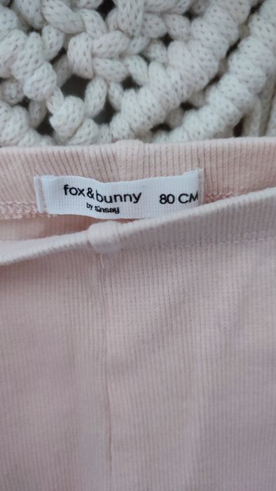Fox & bunny komplet legginsów roz.80
