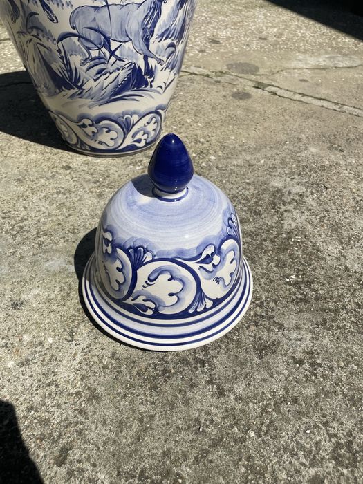 Jarra pintada a mão F.N.Alcobaça