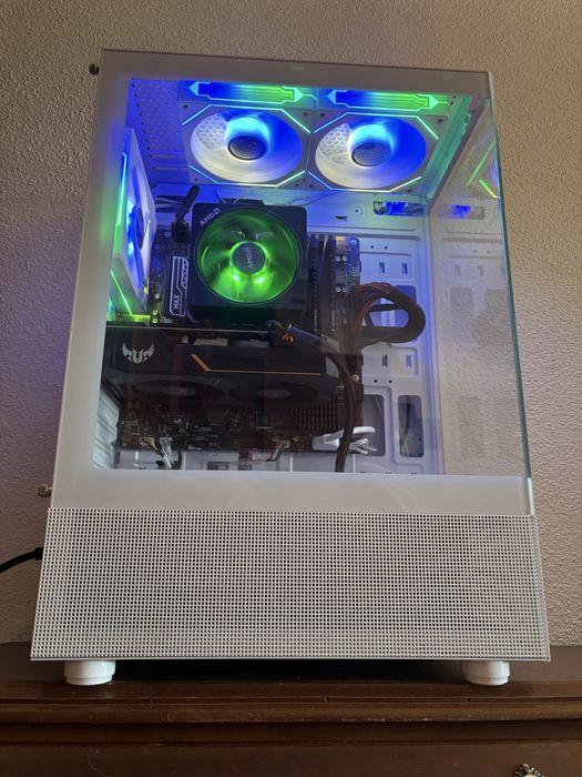 Computador Gaming RGB Branco- Ryzen 7 / GTX 1660 TI