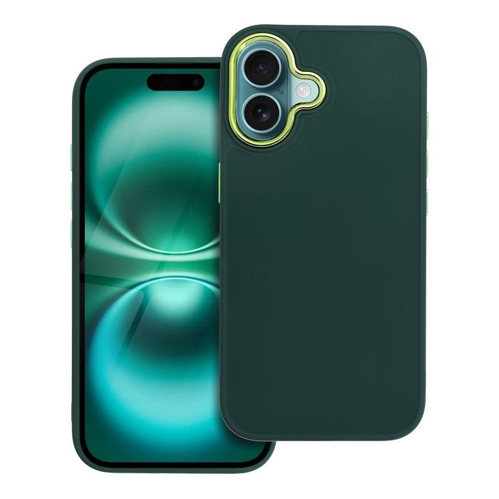 Futerał Frame Do Iphone 16 Zielony