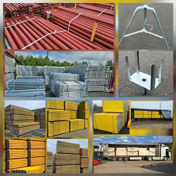 Stemple Budowlane Metalowe Dźwigar Płyta Sklejka szalunkowa Głowice