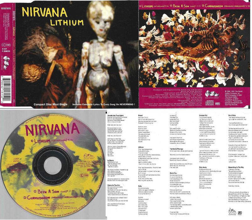 Nirvana - - - - - Singles - - - - - 6 X CD430716354529873925