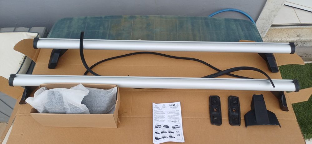 Barras de tejadilho p/ Peugeot Partner e Citroën Berlingo