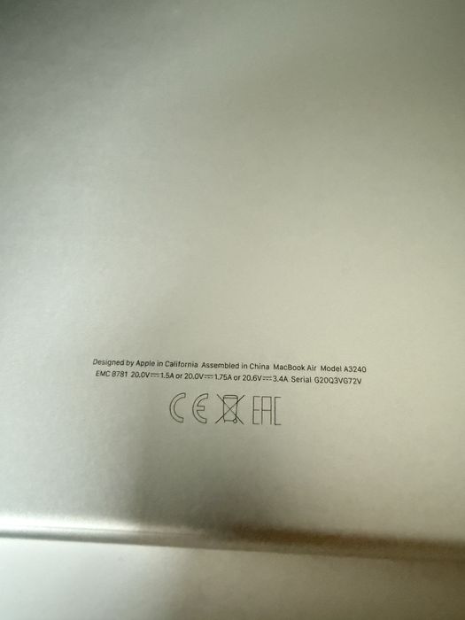 Laptop APPLE MacBook Air 2025 13.6" Retina M4 16GB RAM 512GB SSD macOS Srebrny