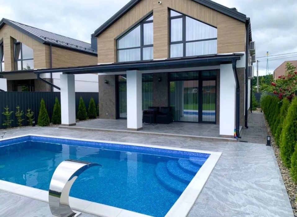 Сдам дом с басейном первая сдача Глеваха