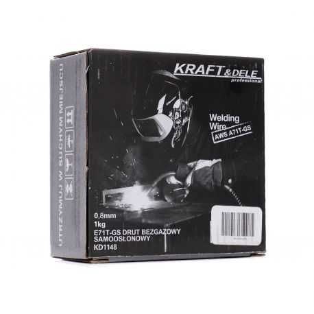 Drut spawalniczy samoosłonowy 0,8mm 1kg KD1148