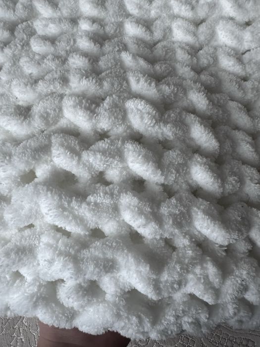 Плед дитячий голубого та білого кольору