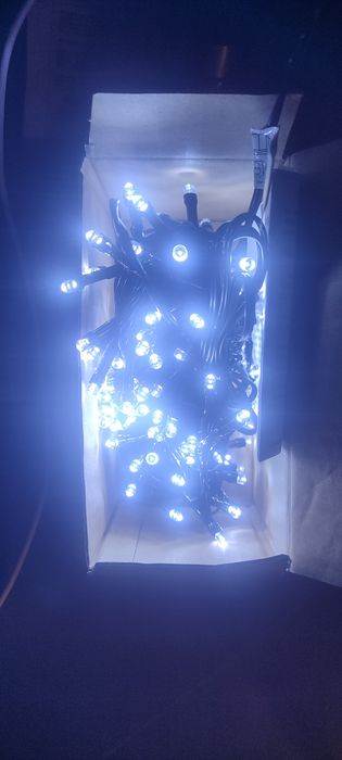 Lampki LED choinkowe 110 LED barwa zimna