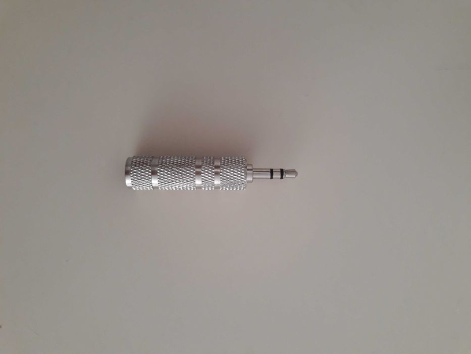 adapter przejściówka jack z 6,3 mm na 3,5 mm