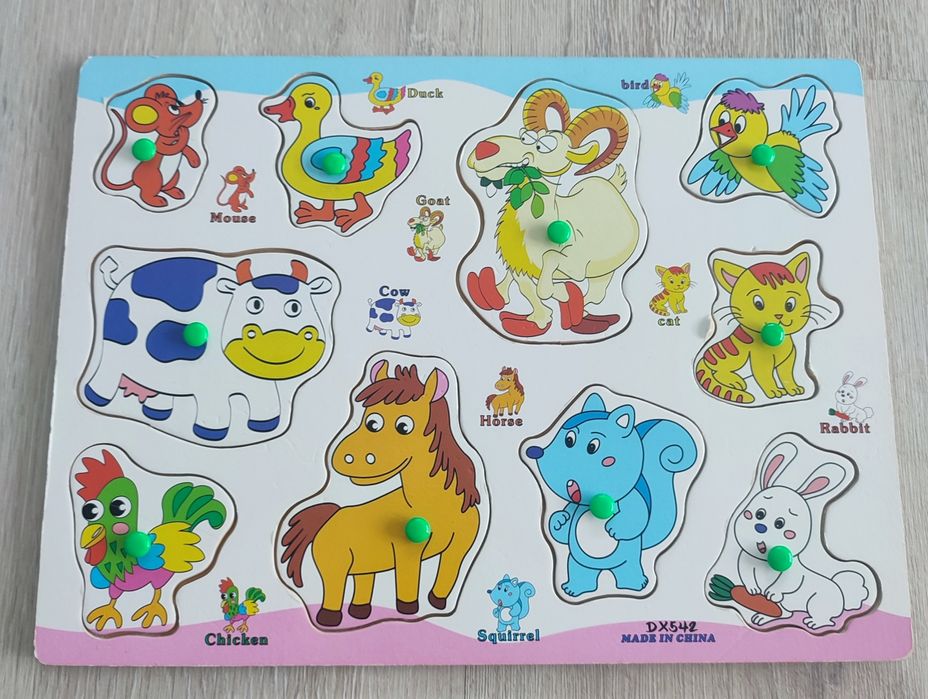 Drewniana układanka 12