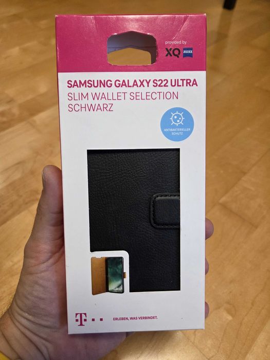 Чехол книжка кожа Samsung S22 Ultra XQ Slim Wallet Case Leather