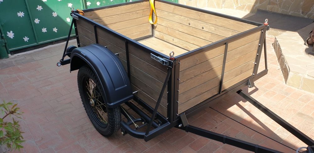 Мото авто прицеп  метал дерево нержавейка крепления