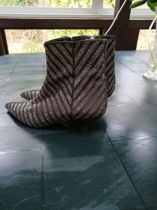 Botki czarne Zara Basic 38