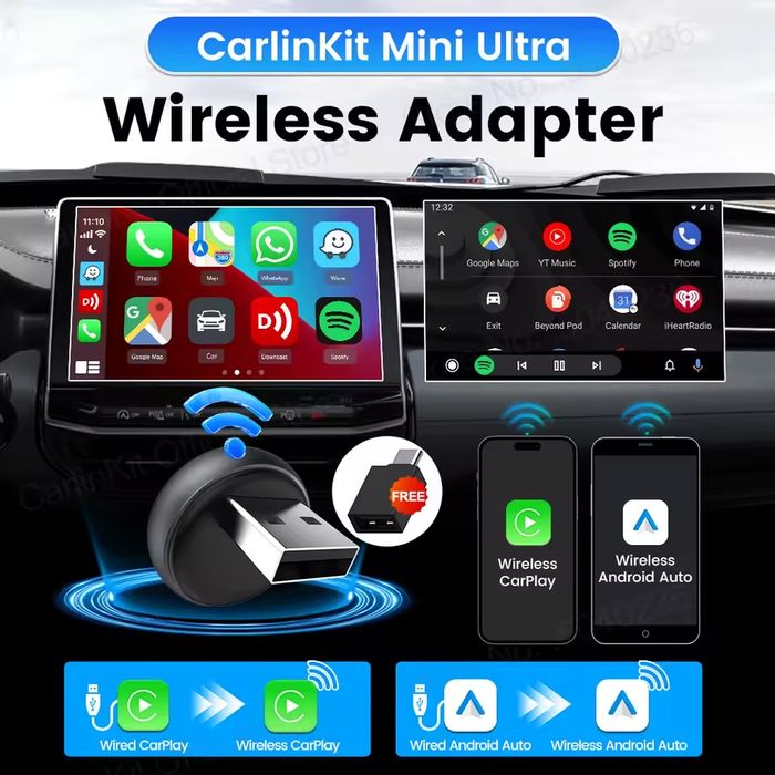 Адаптер Carlinkit 5.0 Mini Ultra 3 2air