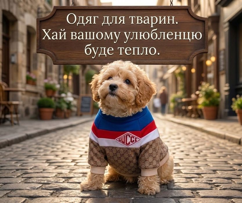 Курточка для собак Гучі Gucci одяг для тварин