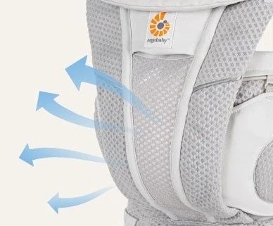 Рюкзак-переноска Ergobaby Omni Breeze Baby Carrier Pearl Grey від народження