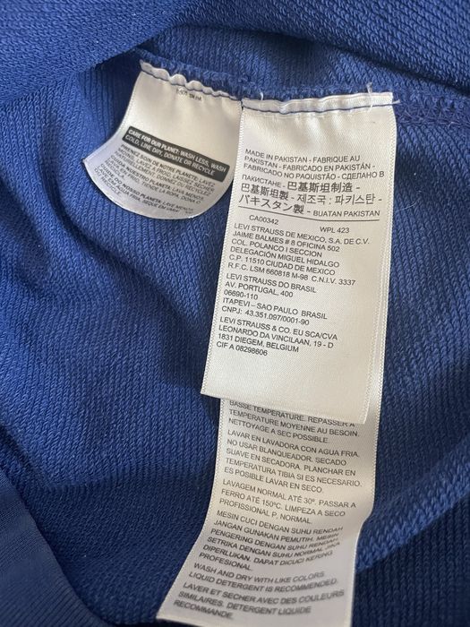 Bluza Levi’s M crewneck niebieski granatowy hit viral