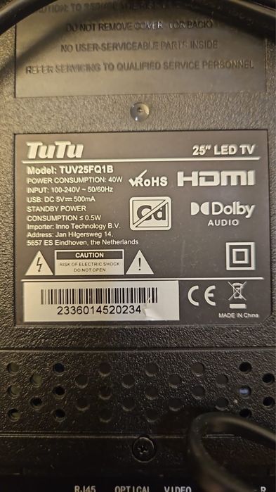 Tv 25 com comando