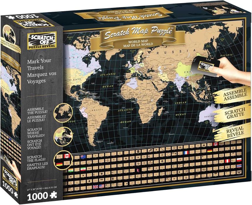 Скретч карта мира Scratch  Travel map