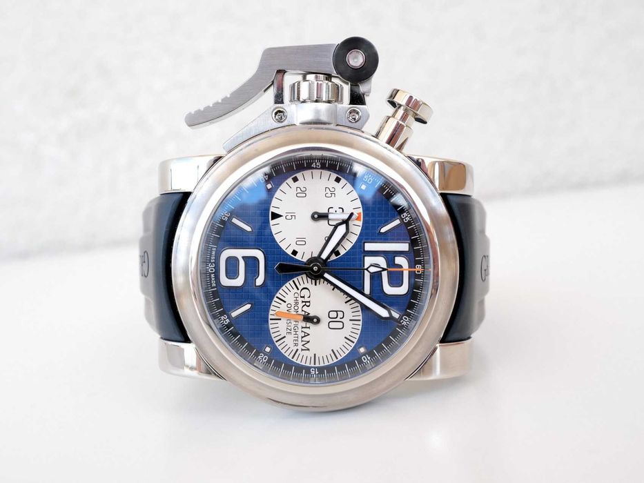 Graham Chronofighter Oversize Blue Dial 46mm