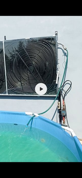 Solar do grzania wody w basenie