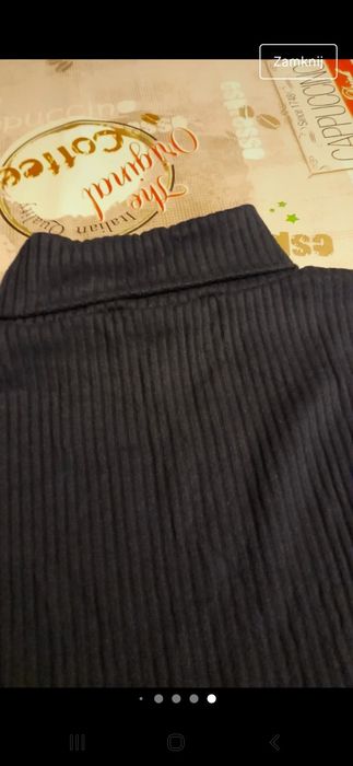 Golf w prążki rozmiar M