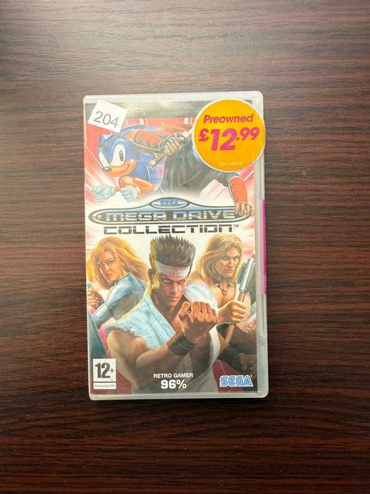 sega mega drive collection psp